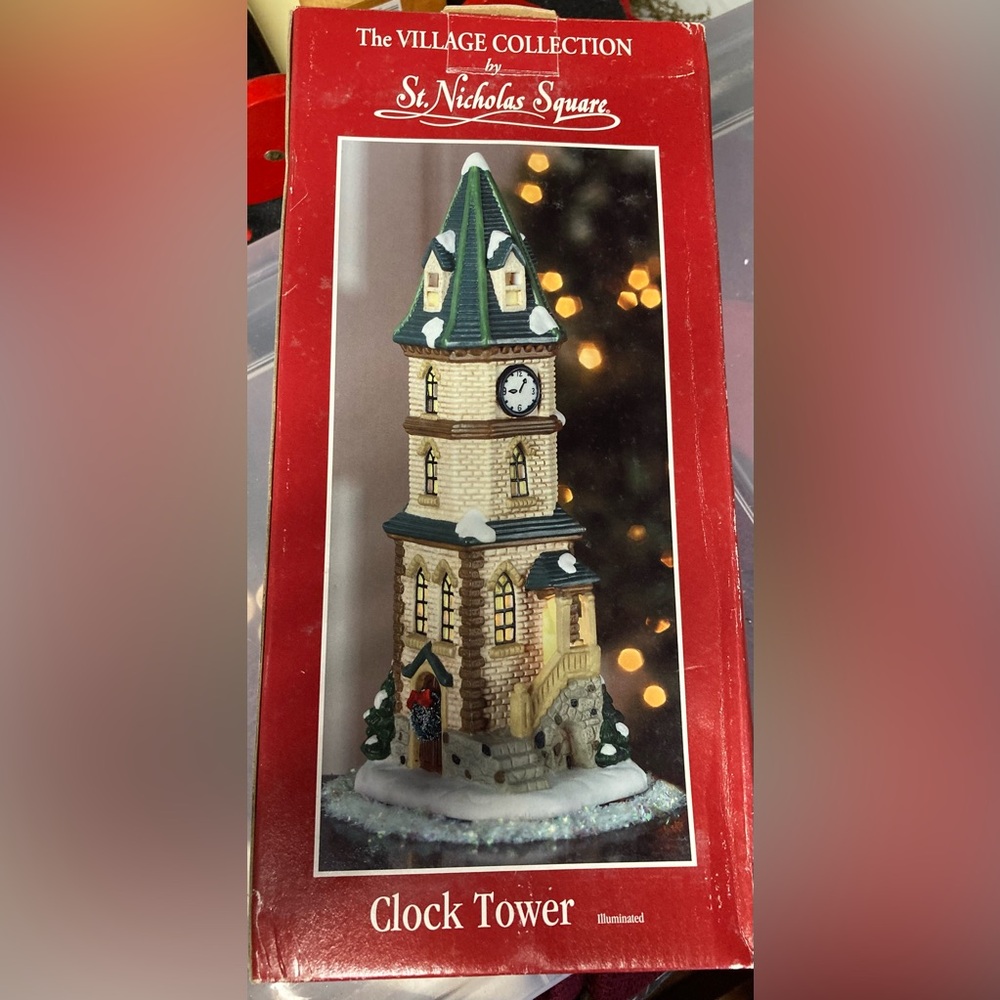 St Nicholas Square Christmas Village Clock Tower